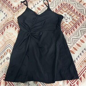 NWOT Women’s black swimsuit dress SHEIN large